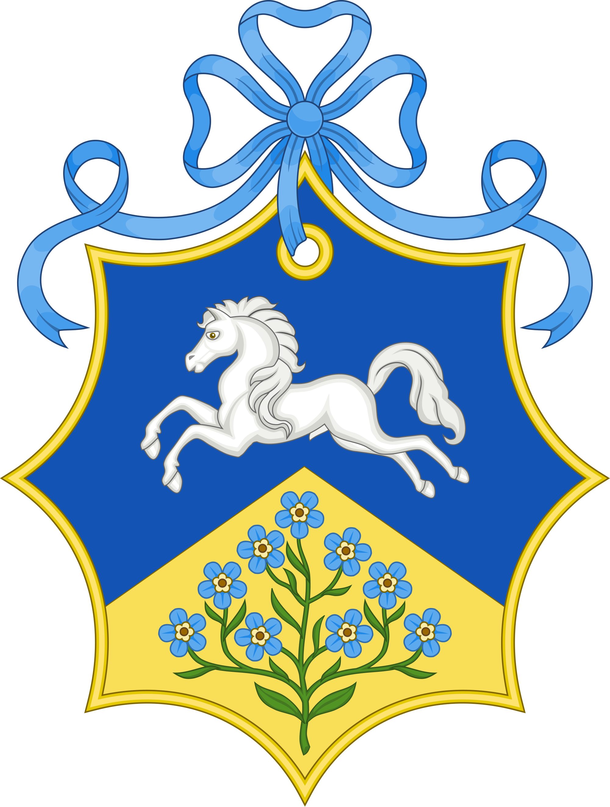 Open - Sarah Ferguson Coat Of Arms (2000x2644), Png Download
