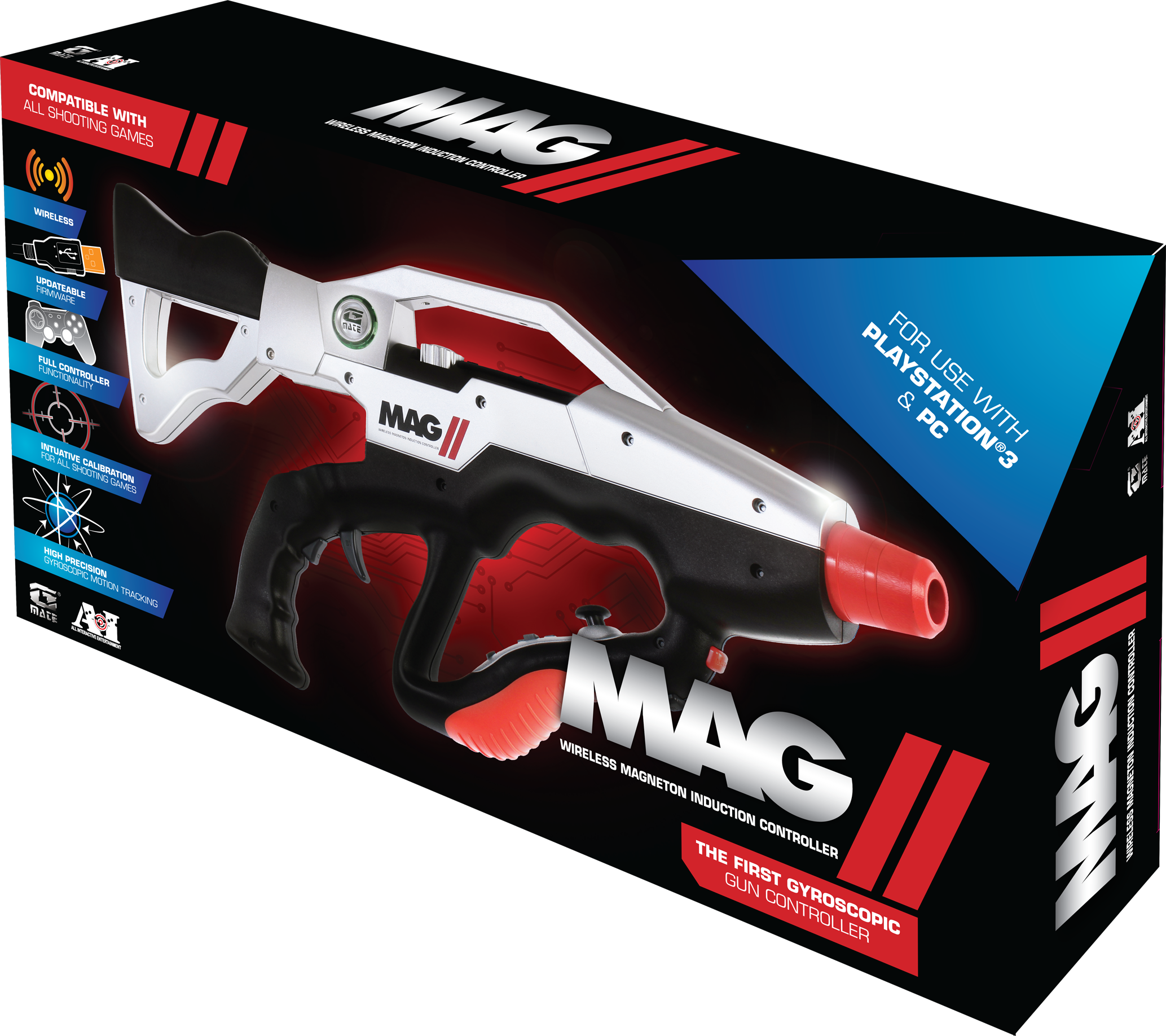 Normally - Mag 2 Wireless Gun Controller (2067x1836), Png Download