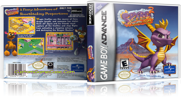 Spyro 2 Season Of Flame - Spyro 2: Season Of Flame [game Boy Advance] (800x400), Png Download