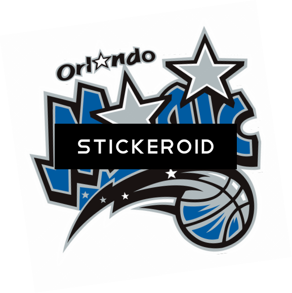 Orlando Magic Basketball - Old School Orlando Magic Logo (577x578), Png Download