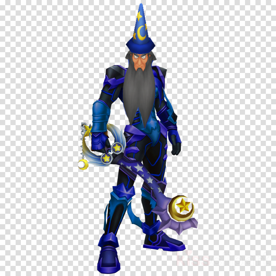 Yen Sid Clipart Kingdom Hearts Birth By Sleep Kingdom - Kingdom Hearts Merlin (900x900), Png Download