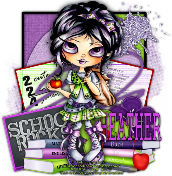 School Dayz This Tutorial Was Written By Me On September - Cartoon (600x600), Png Download