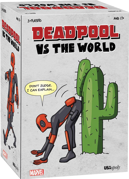 Deadpool Vs The World Box - Deadpool Vs The World Card (709x709), Png Download