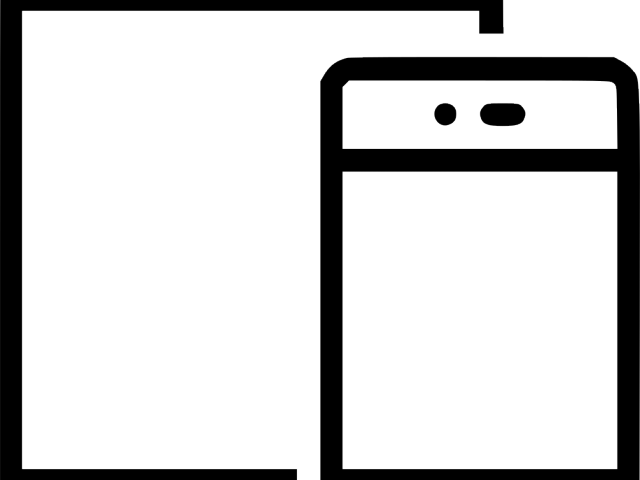 Iphone Clipart Svg - Mobile Phone (640x480), Png Download