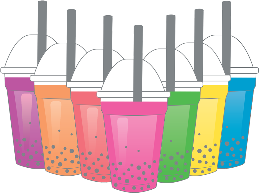 Inspirations Tea Go Lesbubbletea - Bubble Tea Clipart Png (845x658), Png Download