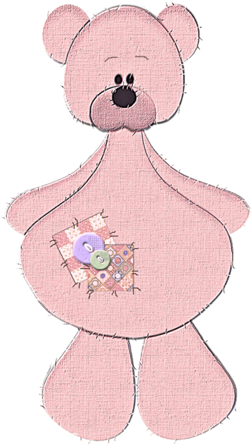 Tubes Ursinhos - Teddy Bear (466x665), Png Download