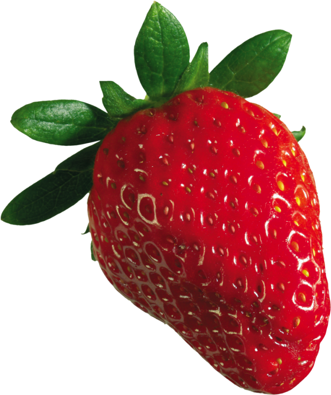 Strawberry Free Strawberries Clipart Graphics Images - Real Fruit Clip Art (682x812), Png Download