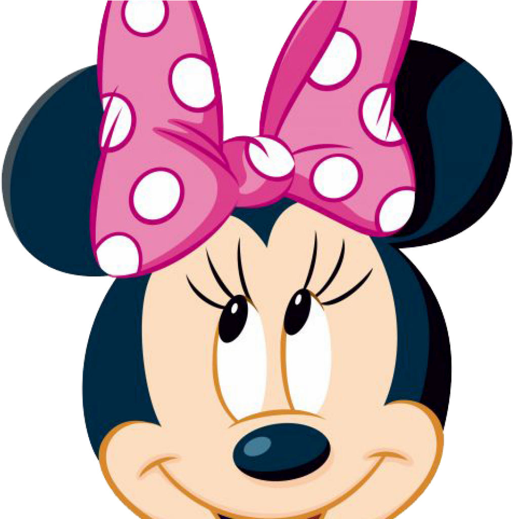 Clipart Panda Minnie Mouse Clipart Panda Minnie Mouse - Minnie Mouse Face Clipart (1024x1024), Png Download