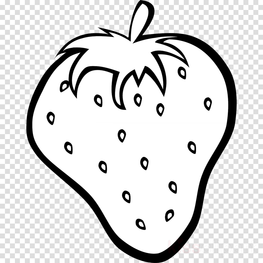 Strawberry Outline Clipart Strawberry Drawing Clip - Little Mouse The Red Ripe Strawberry (900x900), Png Download