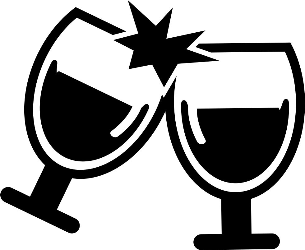 Wine Glasses Cheers Comments - White Wine Icon Transparent Png (981x804), Png Download