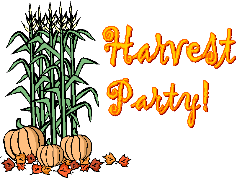 Harvest Clipart Fall Party - Fall Harvest Party Clipart (800x601), Png Download