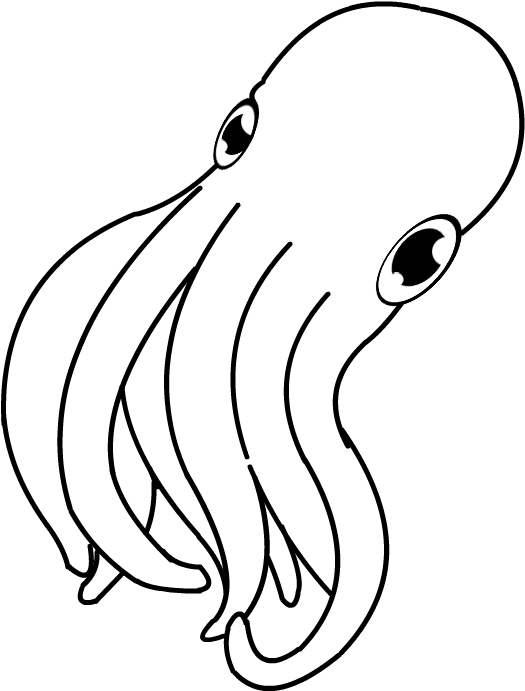 Octopus Lines By Crazzymutt-d5 - Illustration (923x1020), Png Download