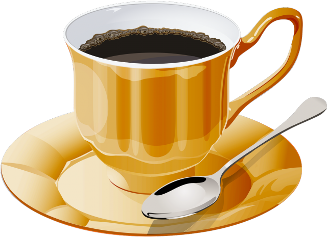 Teacup Clipart Png Tumblr Yellow Cup Of Coffee Full Size Png Download Seekpng