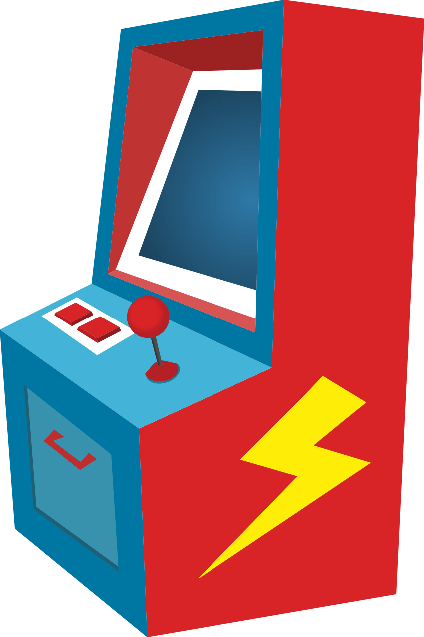 Png Library Stock Arcade Clipart Roll Ticket - Arcade Png (850x1276), Png Download