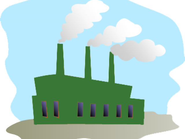 Clipart Black And White Library Factories Clipart Agriculture (640x480), Png Download