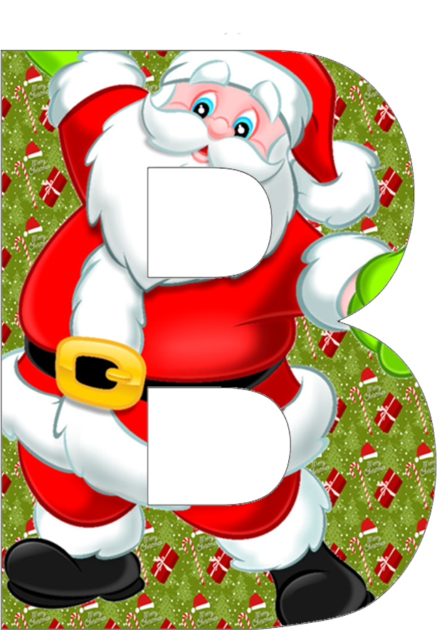Christmas Alphabet Letter Clipart (703x960), Png Download