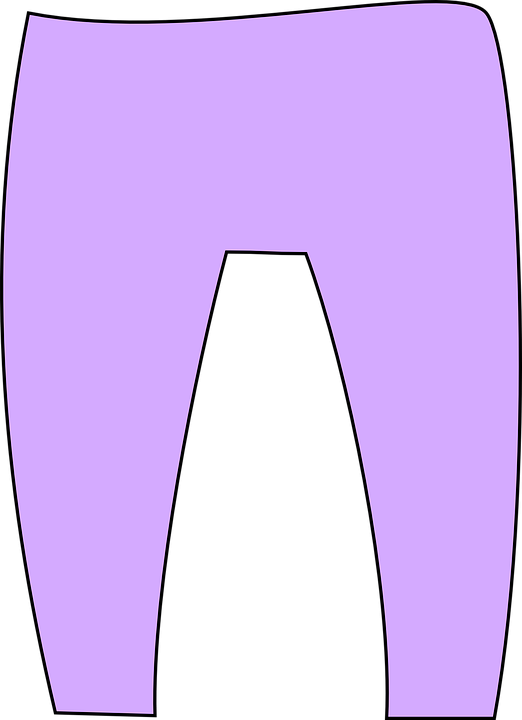 Free Vector Graphic - Purple Pants Clip Art (522x720), Png Download