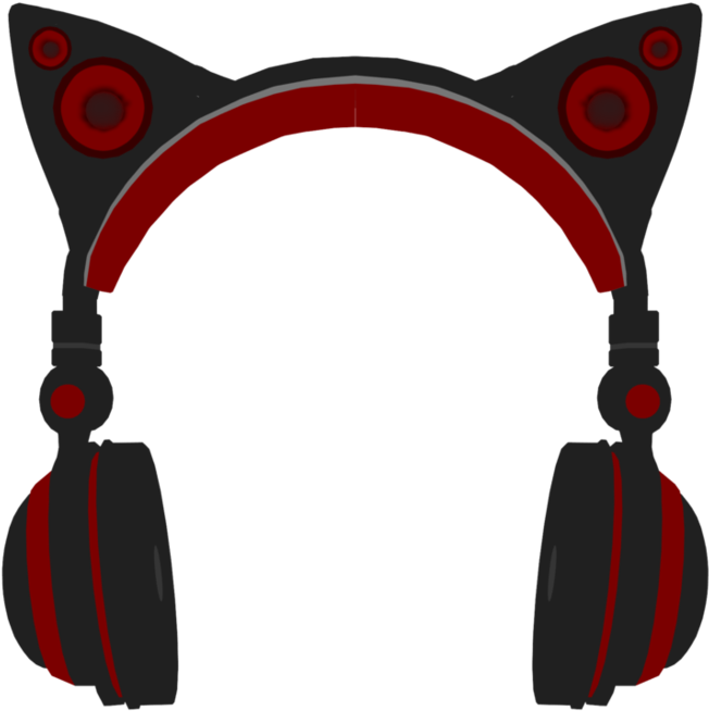 Clip Art Stock Clip Headphones Cat Ear - Mmd Cat Ear Headphones (935x854), Png Download