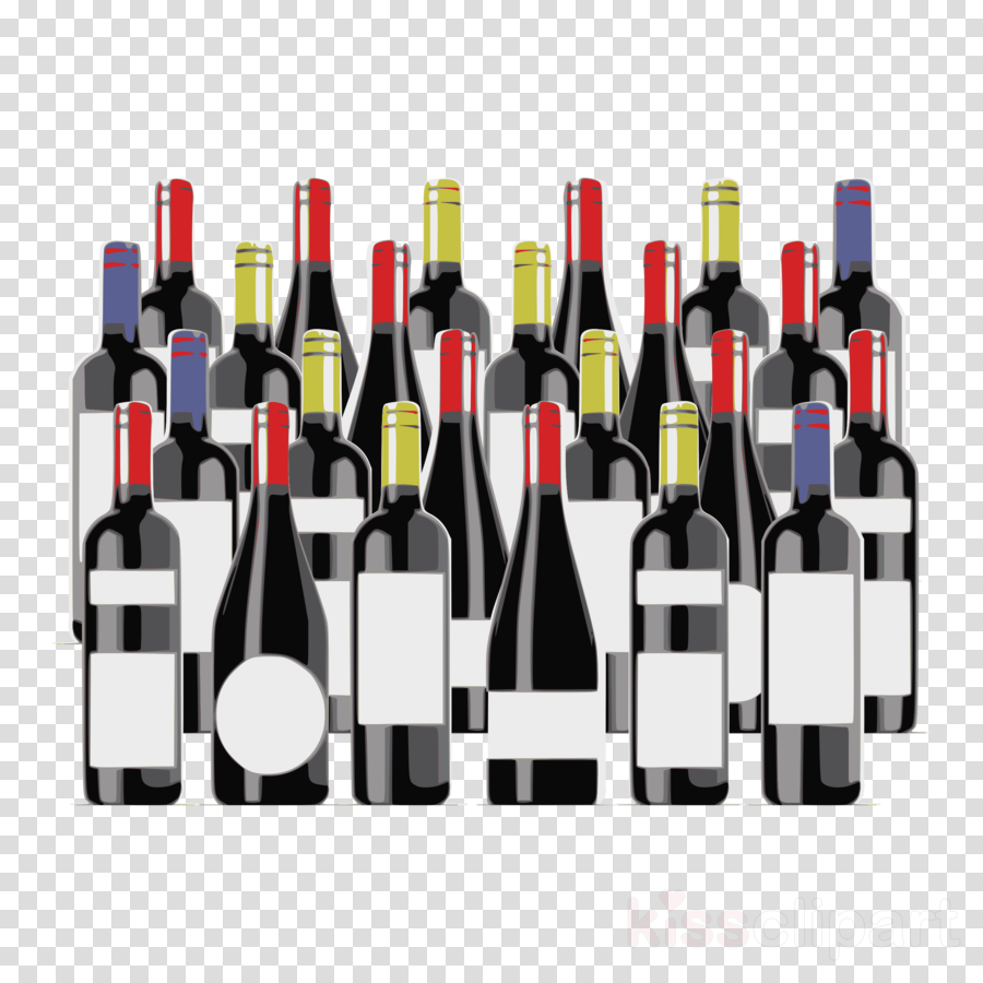 Wine Bottle Clipart Red Wine Liquor - Wine Bottle (900x900), Png Download