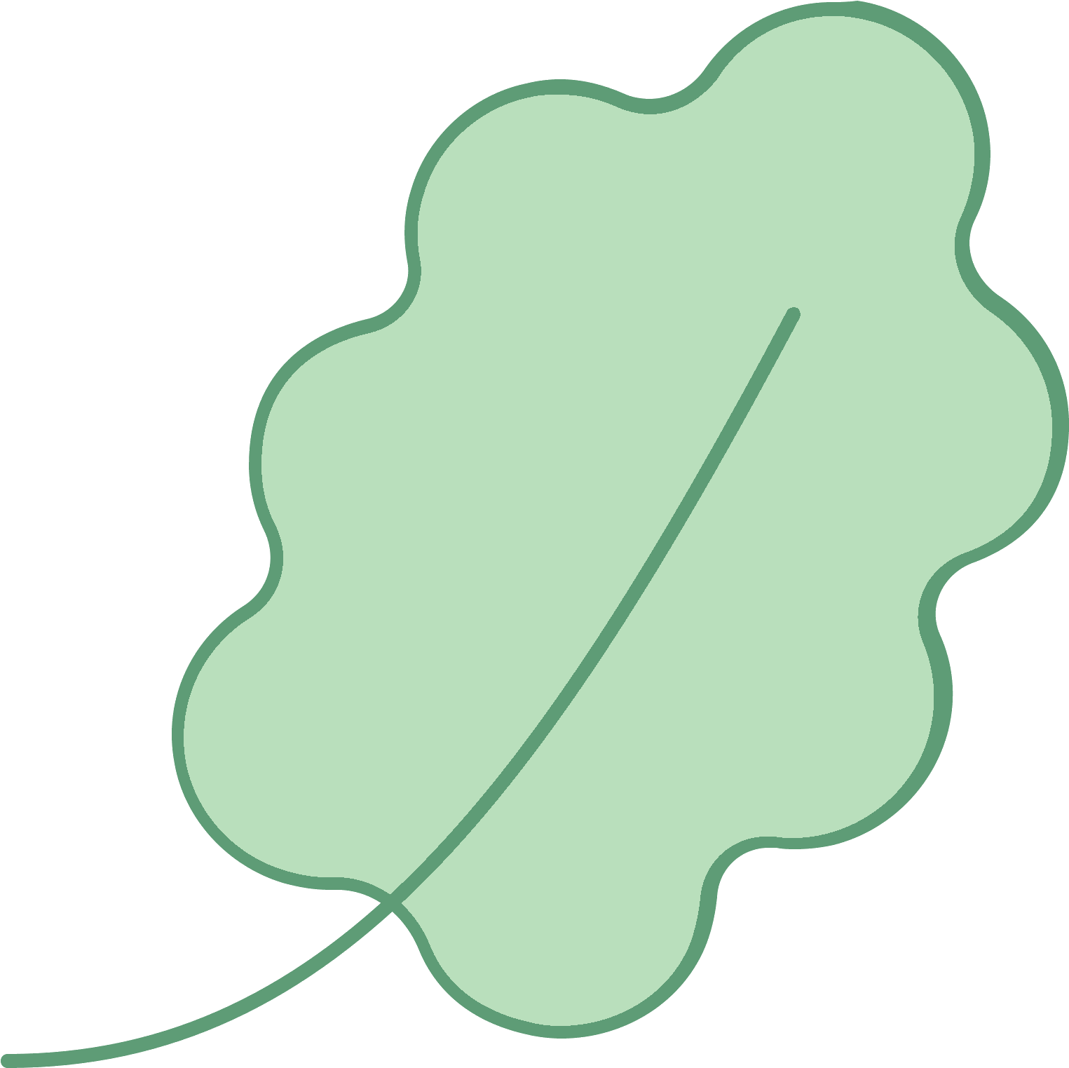 Oak Leaf Icon - Computer (1600x1600), Png Download