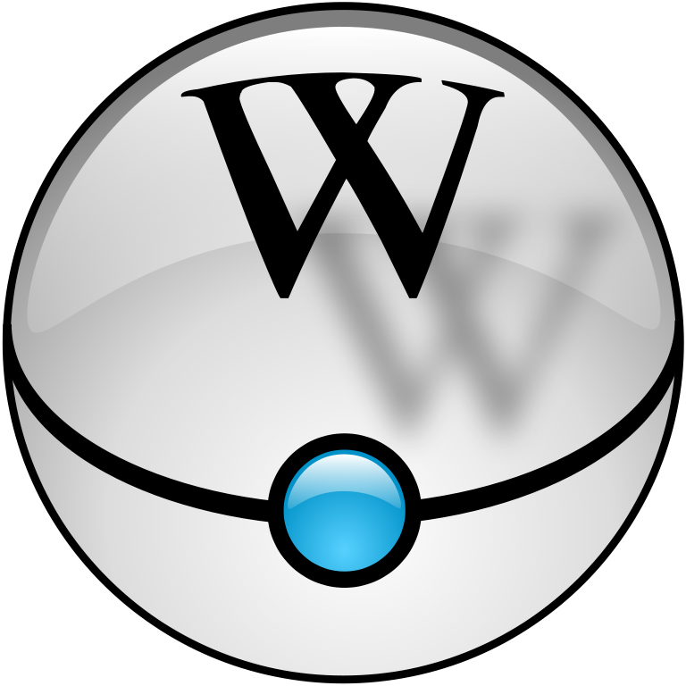 File Wikiball Crystal Wikimedia Commons Filewikiball - Pokeball Transparent Ball (768x768), Png Download