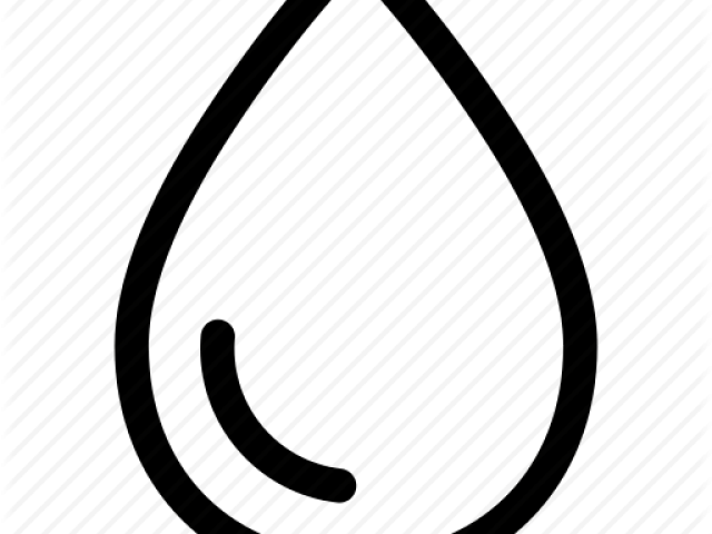 Drawn Water Drop Outline Water - Water (640x480), Png Download