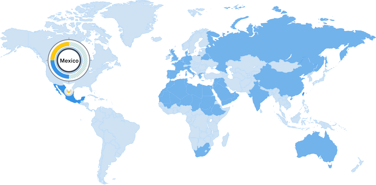 Middle East - Continents On A Flat Map (1200x591), Png Download