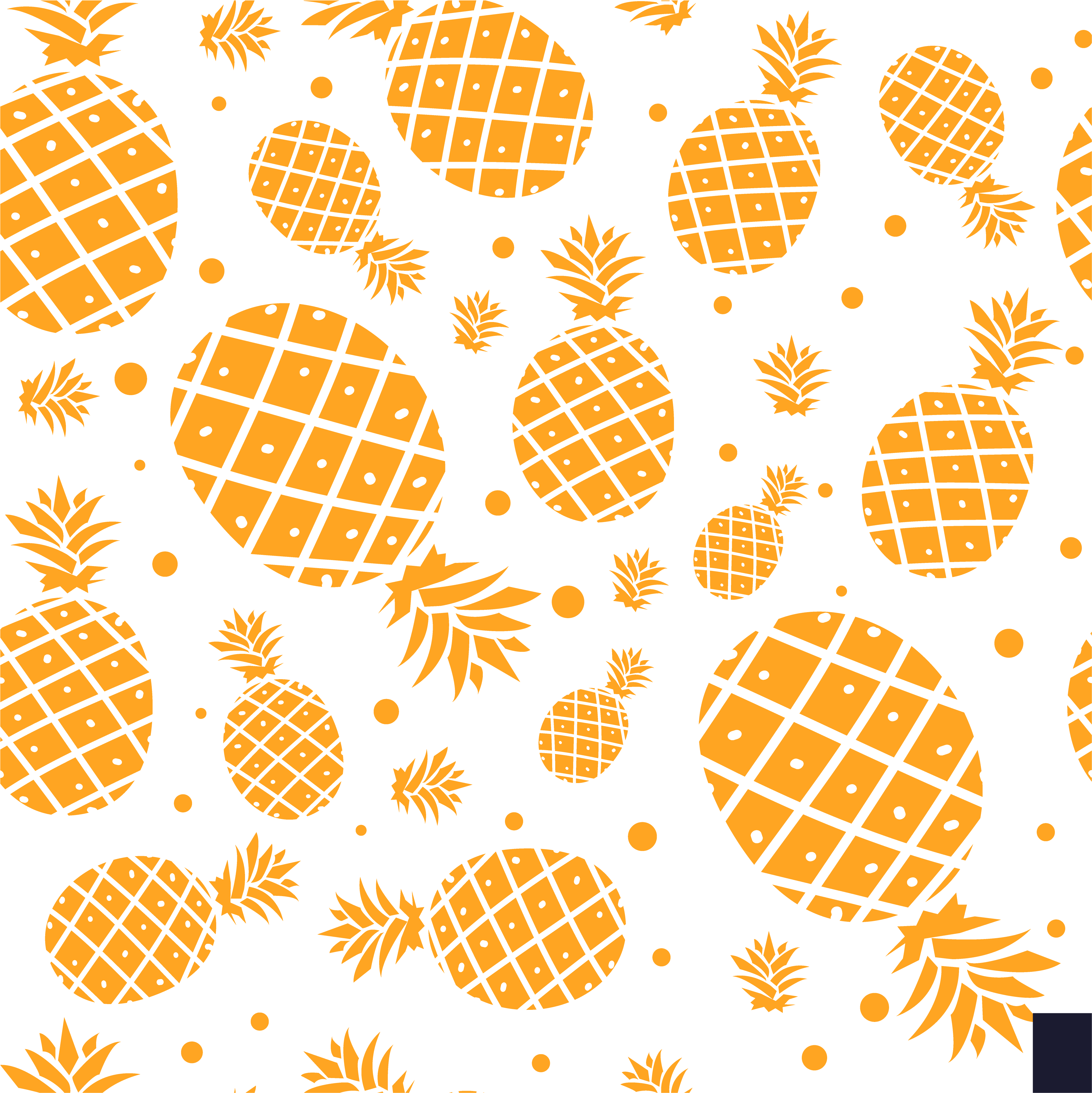Clipart Stock Fruit Pineapple Fundal Transprent - Orange Fruit Png Background (4020x3996), Png Download