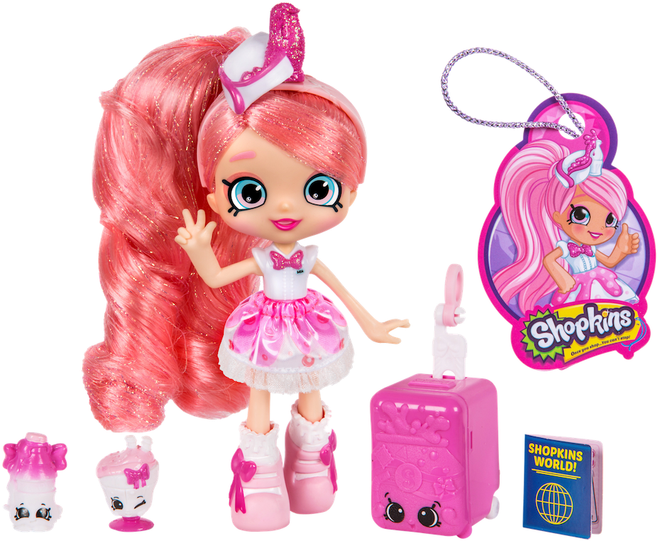 56421 56422 Spk Shoppies Fa17 W2 Bubbleisha O Fep - Shopkins Dolls World Vacation (1000x815), Png Download
