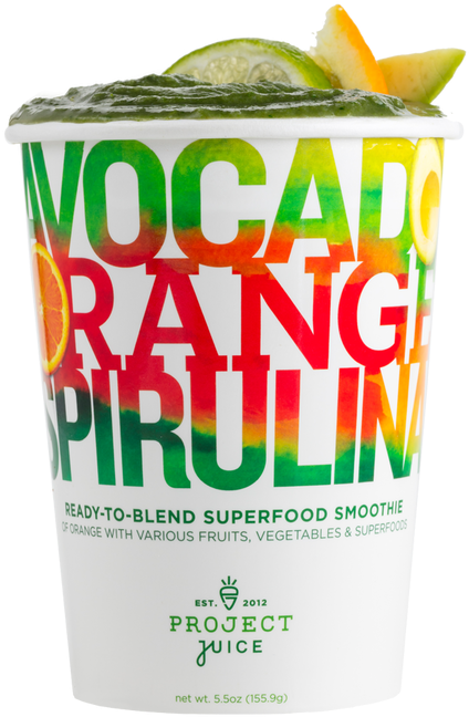 Avocado Orange - Project Juice (700x700), Png Download