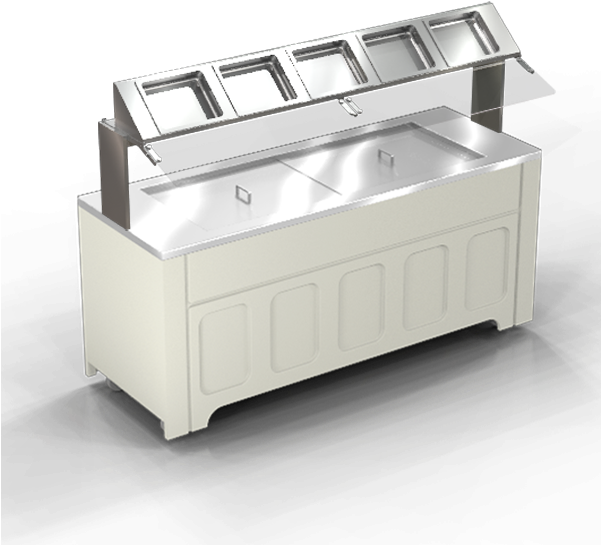 Convection Heated Chest For Speed Lines, Nsf2, 79\ - Cashier Counter With Glass (600x600), Png Download