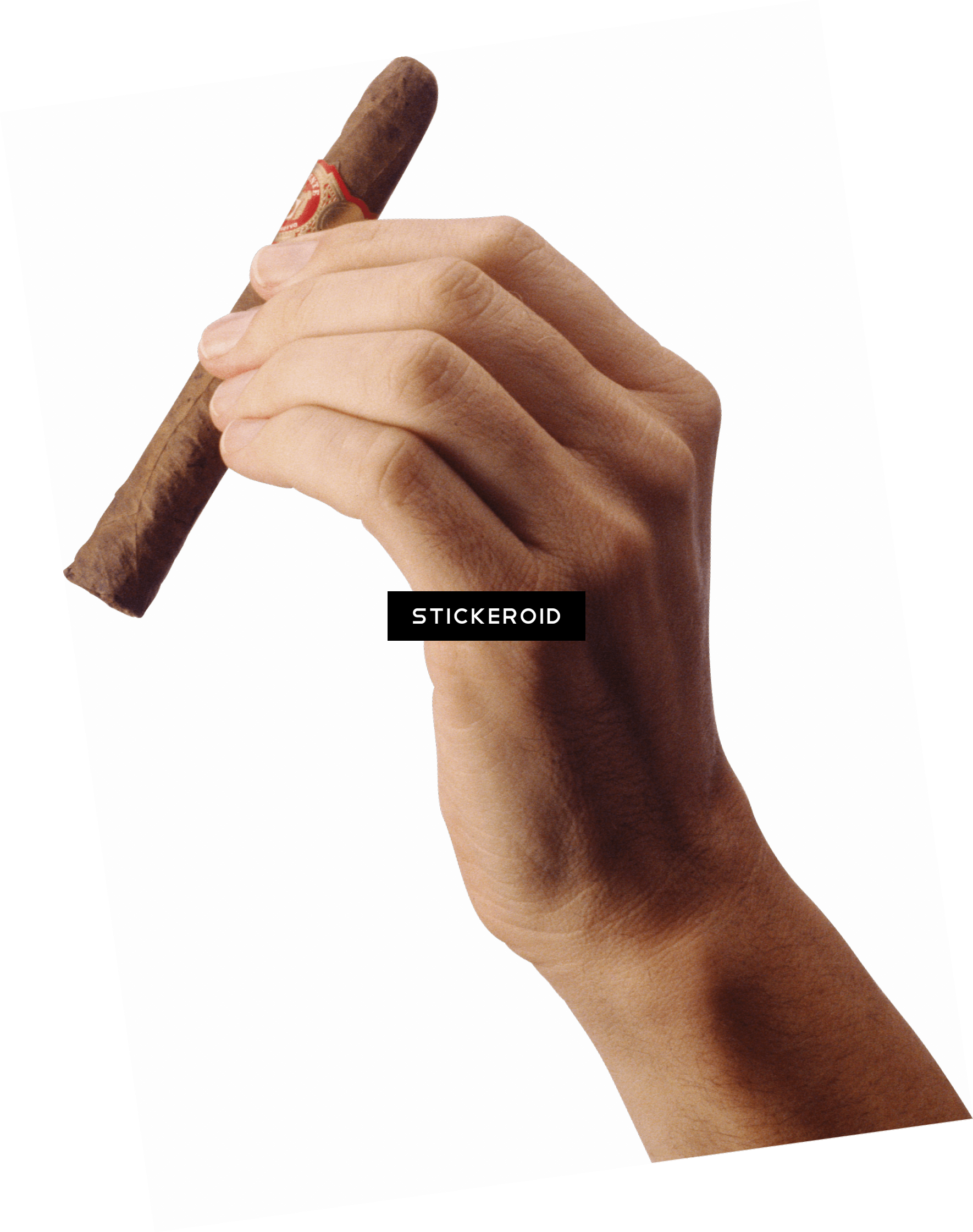 Cigar Hand - Png Cigarette (1770x2240), Png Download
