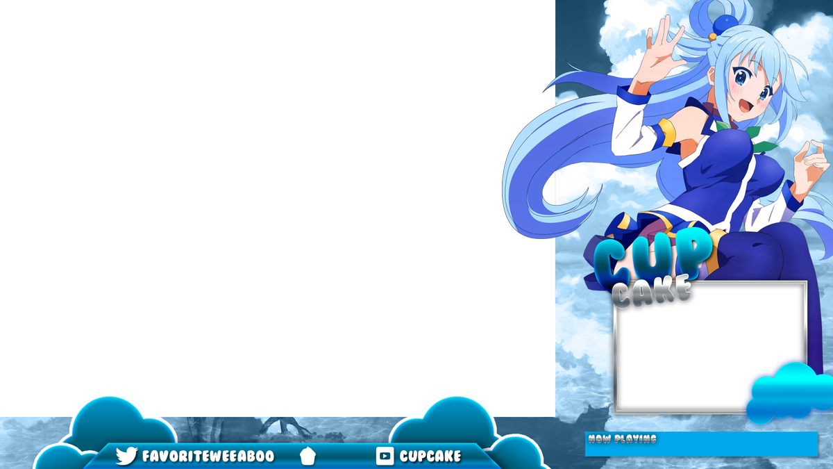 Ion Froog On Twitter - Konosuba Wall Scroll - Aqua (1200x675), Png Download