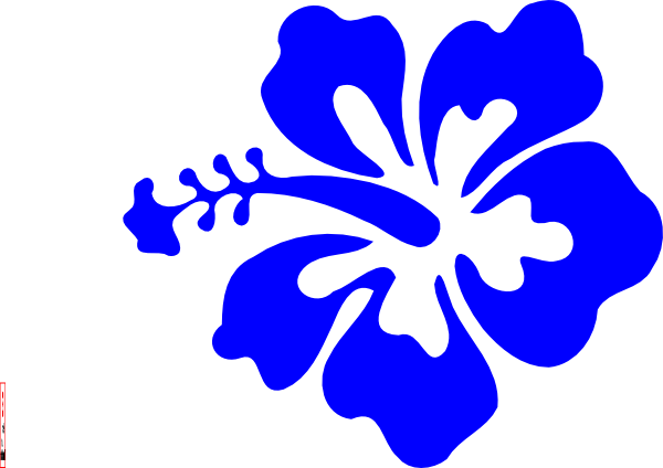 Aloha Flower Clipart - Hibiscus Clip Art (600x424), Png Download
