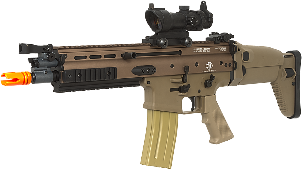 Mk16cqctanmain - Vfc Scar Mk16 (1200x600), Png Download