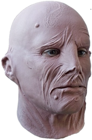 Scar Face - Realistic Mask - Burn Face Latex Mask (390x497), Png Download