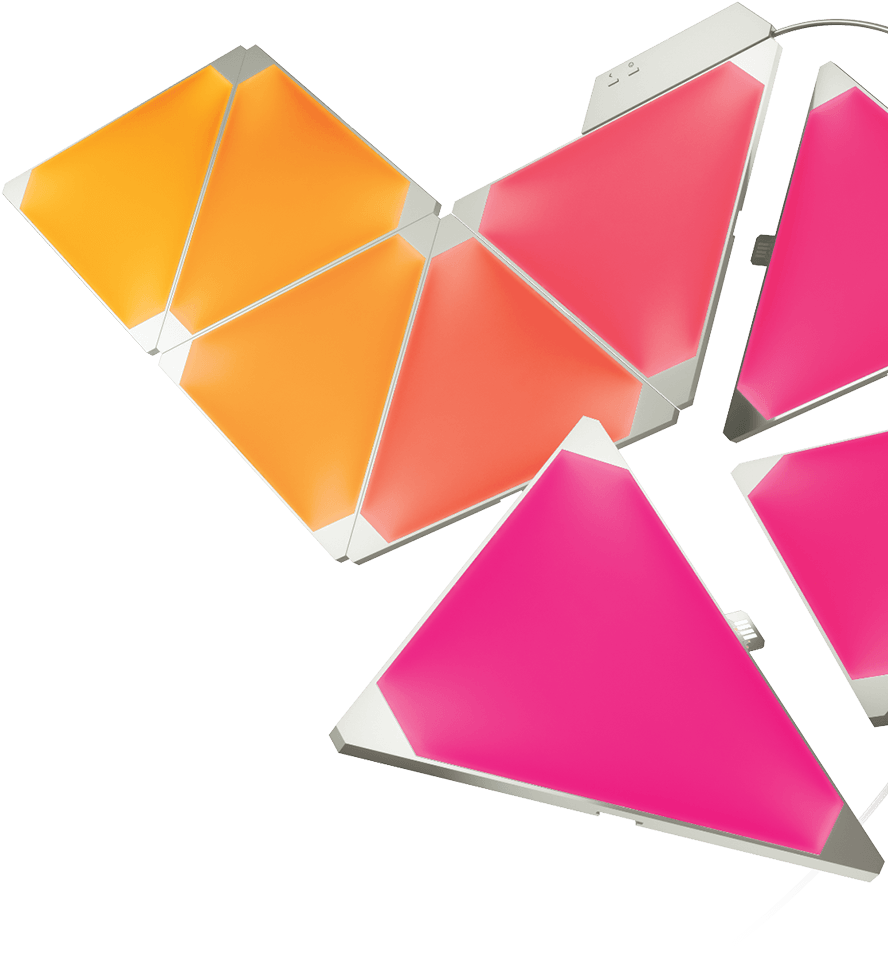 Nanoleaf Aurora Hero Panel Alpha 8bit - Nanoleaf Aurora Modular Smart Lighting Smarter Kit (960x984), Png Download