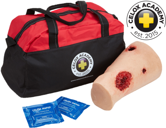 Celox Academy Thigh Training Kit - Thigh (650x479), Png Download