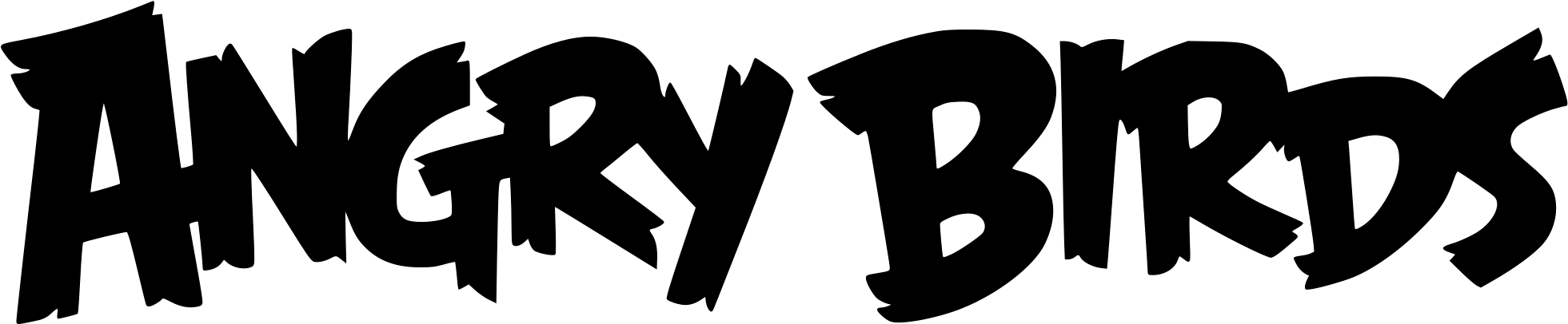 Open - Angry Birds (2000x461), Png Download