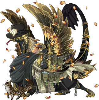 Zach Is One Of My Favourite Dragons, And She Has The - Flight Rising Royal Jaguar (350x350), Png Download