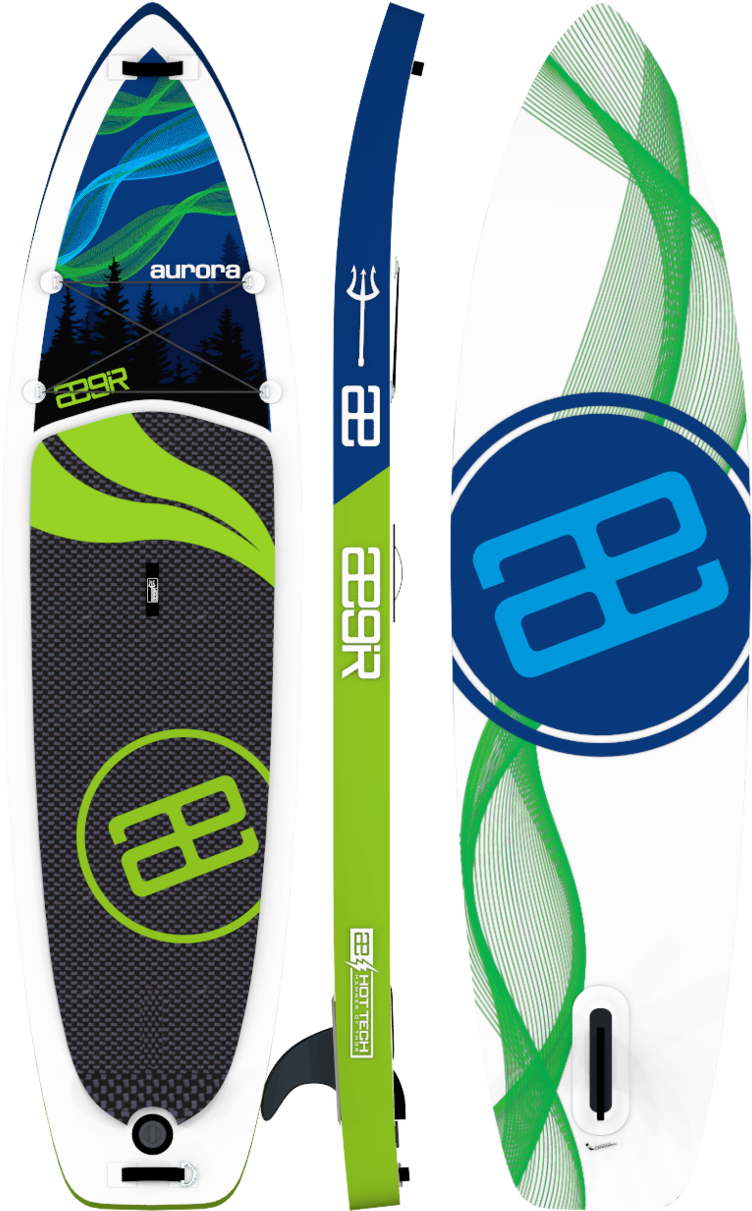 Aurora - Copy - Paddleboarding (1000x1503), Png Download