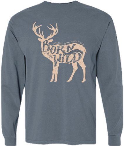 Born To Be Wild Ls Tee - Sweatshirt (500x500), Png Download