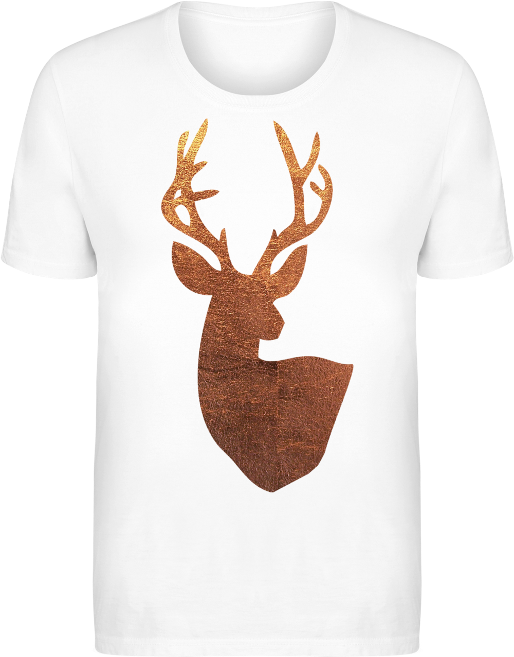 Weihnachten Hirsche Notizblock Hirsch Kupfer Von Juniqe (1004x1500), Png Download