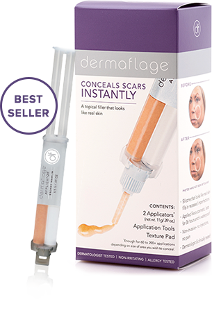 Dermaflage Scar And Acne Filler Starter Kit (305x451), Png Download