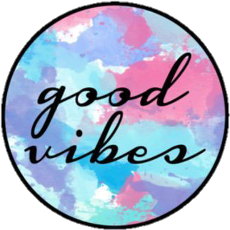 Goodvibes Good Vibes Words Sayings Quotes Watercolor - Aesthetic Plants Watercolour Png (485x426), Png Download