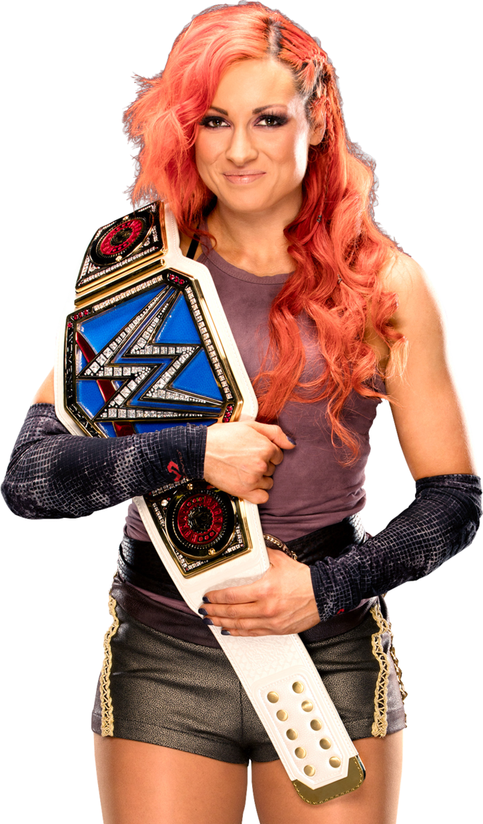 John Cena - Becky Lynch Smackdown Women's Champion Png (684x1168), Png Download