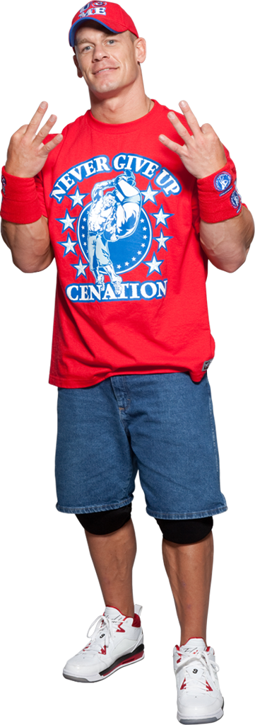 John Cena Red Attire (361x1024), Png Download