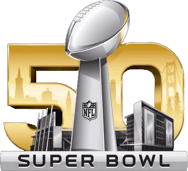 4189 Super Bowl Primary 2015 - Super Bowl 50 Logo Photo Photo Print (384x350), Png Download