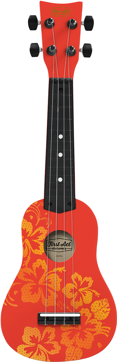 Hawaiian Flowers Ukulele - First Act Discovery Hawaiian Flowers Ukulele Fg4124 (462x1200), Png Download
