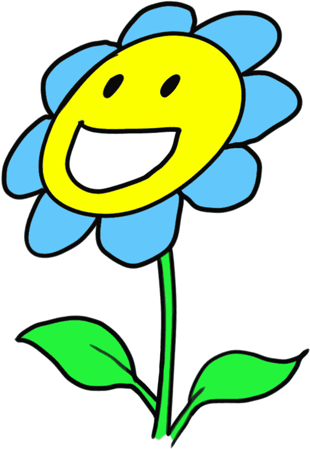 Flower - Kids Cartoons Flowers (1000x1000), Png Download